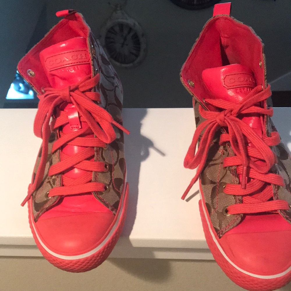 Coach high top Tennis shoes